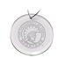 University of Tampa Spartans 3'' Glass Round Ornament