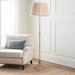 Cortland Floor Lamp - Antique Silver, Ivory with Antique Silver - Frontgate