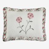 Margaret Embroidered Shams by BrylaneHome in Rose (Size STAND)