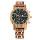 OIFMKC Wooden Watch Luxury Wooden Clock Men's Watch Quartz Timepiece Chronograph Watch Stainless + Wood Bangle Wristwatch Casual Sport Unisex Clock-style1