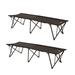 Kamp-Rite Folding Portable Camping Cot in Black | 19 H x 29 W x 79 D in | Wayfair 2 x KAMPFC711