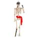 The Holiday Aisle® Posable Pirate Skeleton Halloween Decoration Plastic | 7.87 H x 33.07 W x 15.75 D in | Wayfair 4979F976BCF24028930169755BB87FA2