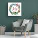 The Holiday Aisle® Farida Zaman 'Holiday Wreath I' Canvas Art Canvas in Green/Red/White | 18 H x 18 W x 2 D in | Wayfair