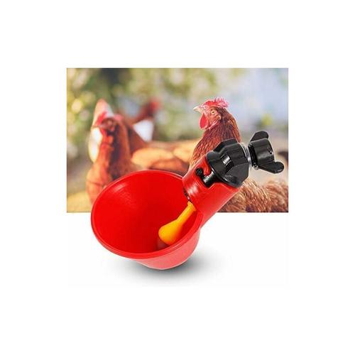 Triomphe - 5 Stk. Hühnertränke, Automatische Tassen Automatische Hühner Edelstahl Wasser