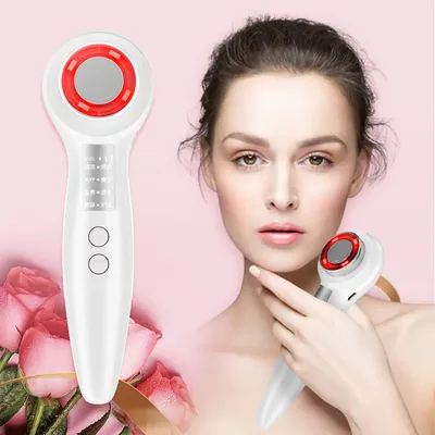 Appareil de thérapie par la lumière photonique LED à vibration masseur facial EMS machine de