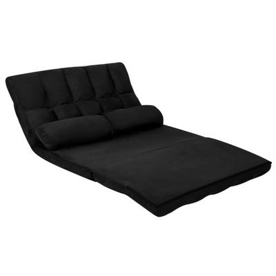 Costway 6-Position Foldable Floor Sofa Bed with De...