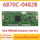 Tcon Board 6870C-0482B V14 TM240 Control_Ver 0.1 Plaque LED pour TX-47AS650E TV LC420DUF (VG)(F1)