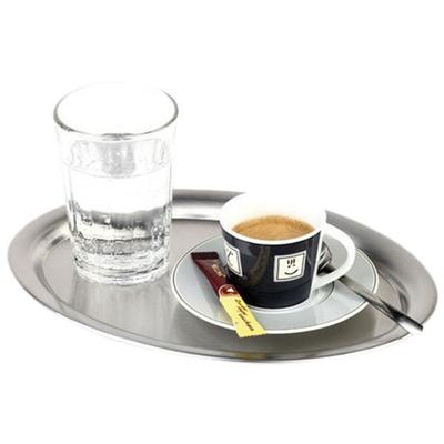 APS Serviertablett »KAFFEEHAUS« 20 x 14,5 cm silber, 20x0.5x14.5 cm