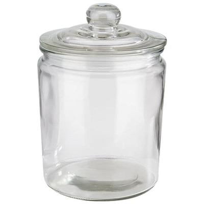 APS Vorratsglas »CLASSIC« mit Glasdeckel grau, 21.5 cm Image