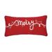 Merry Lights Embellished Throw Pillow