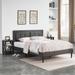 Taomika 3-Pieces Bedroom Sets with Upholstered Adjustable Bed Frame