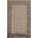 Bordered Modern Nepalese Oriental Area Rug Hand-knotted Wool Carpet - 3'7" x 5'0"