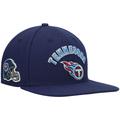 Men's Pro Standard Navy Tennessee Titans Stacked Snapback Hat