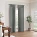 Waverly Solid Semi Sheer Rod Pocket Single Curtain Panel Synthetic in Gray | 84 H x 25 W in | Wayfair 22716801896