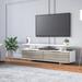 Latitude Run® Adalhi TV Stand for TVs up to 65" Wood in Gray/White | 16 H in | Wayfair CA3515598BA14CFEB258211054FEB792