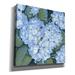 Red Barrel Studio® 'Blue Hydrangeas II' By Tim O'toole, Canvas Wall Art, 12"X12" Canvas, in Blue/Green/White | 12 H x 12 W x 0.75 D in | Wayfair