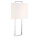 Willa Arlo™ Interiors Bucktown 2 - Light Dimmable Flush Mounted Sconce Metal in Gray | 21 H x 10 W x 3.88 D in | Wayfair