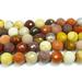 4mm 15.5 Inches Mookaite Faceted Round Beads Genuine Gemstone Natural Jewelry Making
