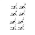 Buyless Fashion 1? Heavy Duty Metal Clips for Suspenders Pacifiers Bib Clips Toy Holder Or Mitten Clips - 8-100 Clips
