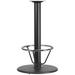 24" Round Restaurant Table Base with 4" Dia. Bar Height Column and Foot Ring