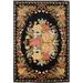 Vegetable Dye Floral Aubusson Oriental Area Rug Handmade Wool Carpet - 5'11" x 8'1"