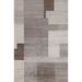 Geometric Gabbeh Oriental Area Rug Hand-knotted Modern Wool Carpet - 5'5" x 7'9"