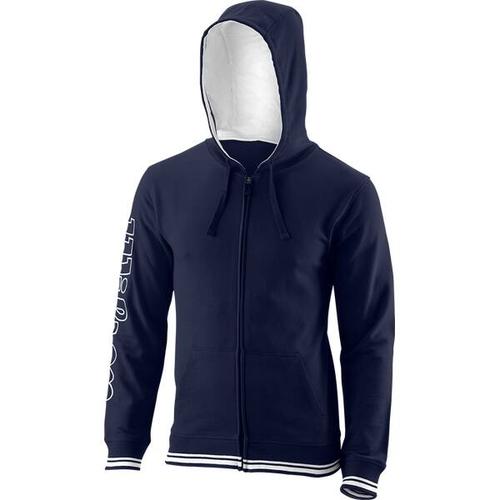 WILSON Herren Jacke TEAM II FZ HOODY Team Navy, Größe L in Blau