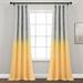 Latitude Run® Glitter Ombre Semi-Sheer Rod Pocket Curtain Panels Polyester in Yellow | 84 H x 52 W in | Wayfair F5555598008148F18C8B65B48BB0B392