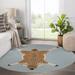 Blue/Brown 60 x 0.08 in Area Rug - FAWN BLUE Area Rug By Loon Peak® Polyester | 60 W x 0.08 D in | Wayfair DBBCB3F1B03D4EE1A32F8F62F1B8F7F7