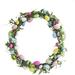 The Holiday Aisle® Ansuma 22" Handmade Decorative Easter Eggs Wreath for Your Front Door /Twig in Blue/Brown/Green | 22 H x 22 W x 2 D in | Wayfair