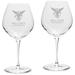 Ball State Cardinals 22 oz. 2-Piece Luigi Bormioli Titanium Robusto Wine Glass Set