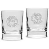 Clarkson Golden Knights 11.75 oz. 2-Piece Square Double Old Fashion Glass Set