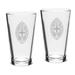 University of the South Tigers 16oz. 2-Piece Classic Pub Glass Set