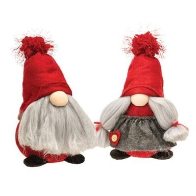 Mr or Mrs Red and Grey Gnome 2 Asstd.