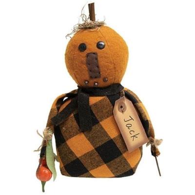 Jack Pumpkin Doll - 6.50"L x 3.50"W x 9"H