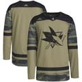 Men's adidas Camo San Jose Sharks Military Appreciation Team Authentic Practice Jersey