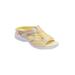 Wide Width Women's The Tracie Slip On Mule by Easy Spirit in Yellow Tie Dye (Size 9 W)