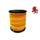 Mowing line trimmer line replacement thread 2.4 mm / 7-edge / 436 m for brush cutter brush cutter grass trimmer from Stihl Dolmar Husqvarna Solo Einhell Makita and much more.