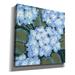 Red Barrel Studio® 'Blue Hydrangeas I' By Tim O'toole, Canvas Wall Art, 37"X37" Canvas, in Blue/Green/White | 26 H x 26 W x 1.5 D in | Wayfair