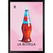 Trinx 08 La Botella Bottle Loteria Card Mexican Bingo Lottery Black Wood Framed Poster 14x20 - Picture Frame Print Paper | Wayfair