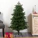 The Holiday Aisle® Green Realistic Artificial Fir Cashmere Christmas Tree w/ 550 LED Lights in Green/White | 30 W x 30 D in | Wayfair