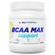 ALLNUTRITION BCAA Max Support Pulver/Kapseln Komplex aus verzweigtkettigen Aminosäuren Glutamin Taurin Leucin Valin Isoleucin Muskelregeneration 500 g Zitrone