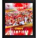 Kansas City Chiefs Framed 15" x 17" 2021 AFC West Division Champions Collage