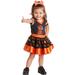 Girls Toddler Brown Cleveland Browns Tutu Tailgate Game Day V-Neck Costume
