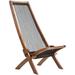 Folding Roping Wood Chair Stylish Chair for Indoor or Outdoor