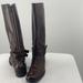 J. Crew Shoes | J. Crew Britten Tall Flat Riding Leather Boot Size 9.5 | Color: Brown | Size: 9.5