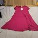 Lularoe Dresses | Lularoe Womens Pink Stretch Round Neck Short Sleeve Casual A Line Dress Size Xxs | Color: Pink | Size: Xxs