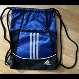 Adidas Bags | Adidas Gym Bag | Color: Black/Blue | Size: Os