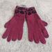 Coach Accessories | Coach Angora Wool Cranberry Gloves New | Color: Pink | Size: Os