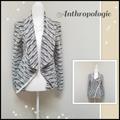 Anthropologie Jackets & Coats | Anthropologie Knit Blazer Cardigan | Color: Gray/Silver | Size: S